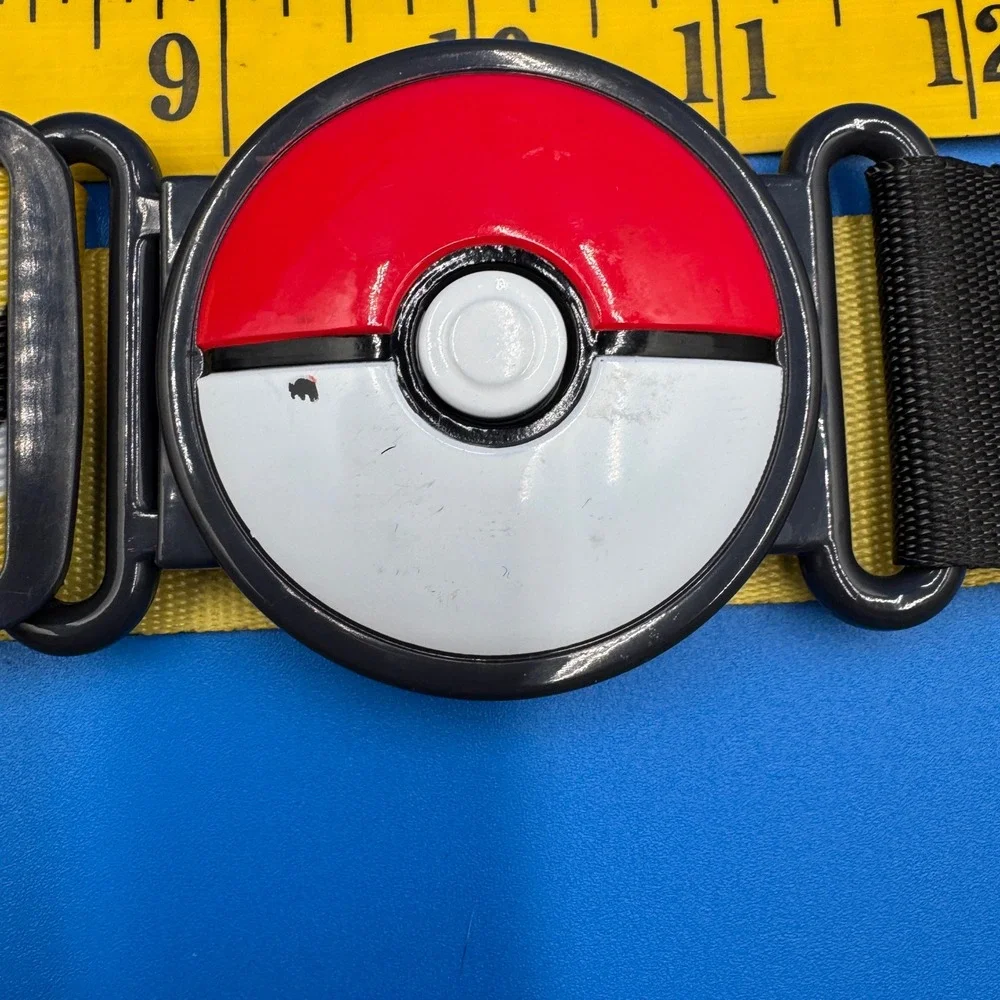 Pokemon Belt Pikachu Pokeball Waistband Adjustable Kids Adult‎ Yellow Black